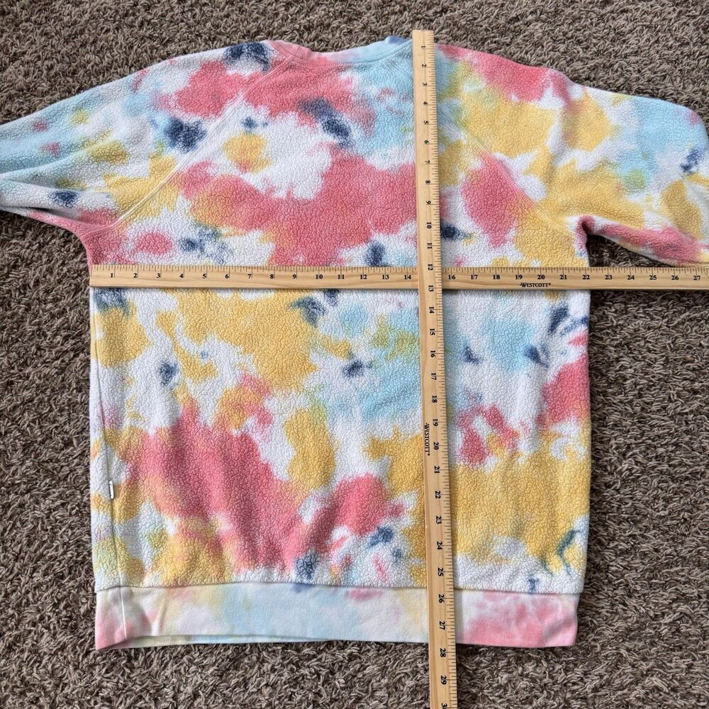 Feat Blanket Blend Tie Dye Rainbow Hooded Sweatshirt Unisex Size 1 - Picture 7 of 7